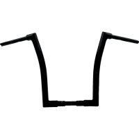 (image for) EZ Install Flat Top Handlebar - Gloss Black, 16” Rise