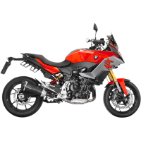 (image for) Factory S Black stainless steel Slip-On Muffler for BMW F900R/XR 20-24