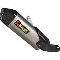 (image for) Akrapovič Single Titanium Muffler w/ Carbon Fiber End Cap for Ducati DesertX