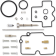 (image for) Moose Offroad Carburetor Repair Kit - 1003-0824