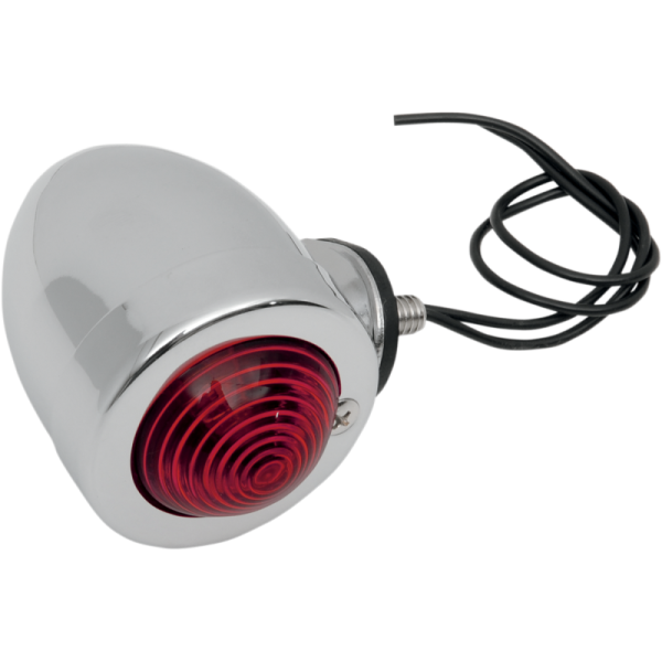 (image for) Drag Specialties Bullet Marker Light, Red, Dual-Filament, Bottom-Mount