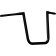 (image for) 1 1/4" Buck 25 Handlebars - Black, 13 1/2" Rise