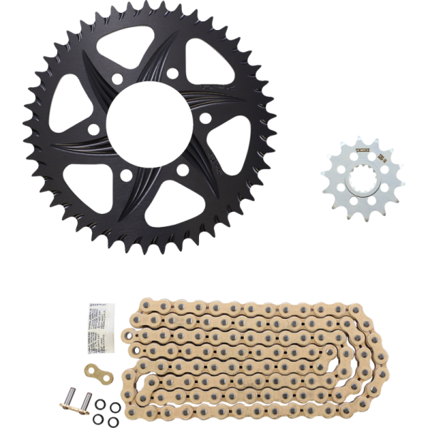 (image for) Vortex Chain Kit - Gold - Kawasaki ZX636 Ninja / ZX-6R 19-24