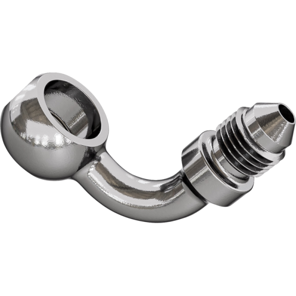 (image for) Goodridge Polished Stainless 90° 7/16" Banjo Fitting