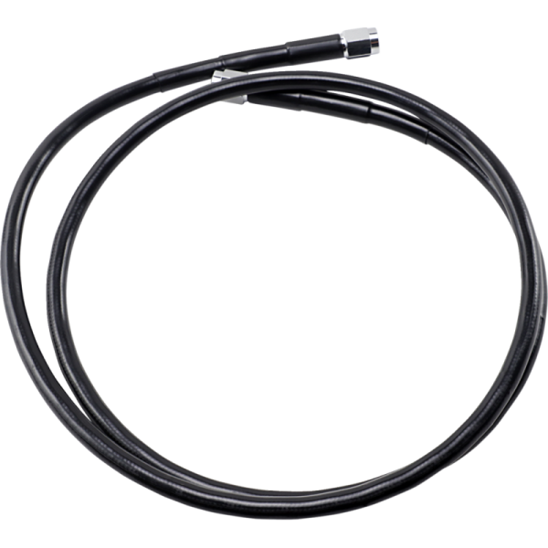 (image for) Drag Specialties Black Vinyl-Coated Stainless Steel Brake Line 47"