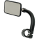 (image for) Rectangular Utility Mirror - Black for 1" bars