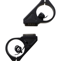 (image for) Black anodized, smoked lenses for 49mm forks