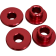(image for) Red Solid Riser Bushing Kit