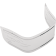 (image for) Front Fender Skirt, Chrome Flame