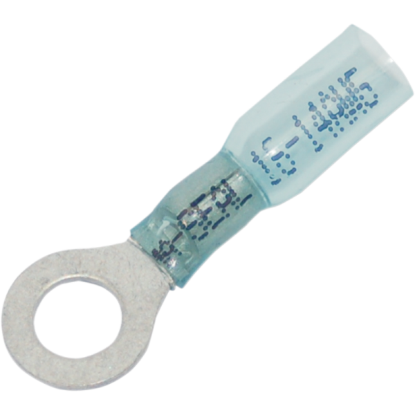 (image for) Heat-Shrink Ring Terminals - 14-16 Gauge (0.25")