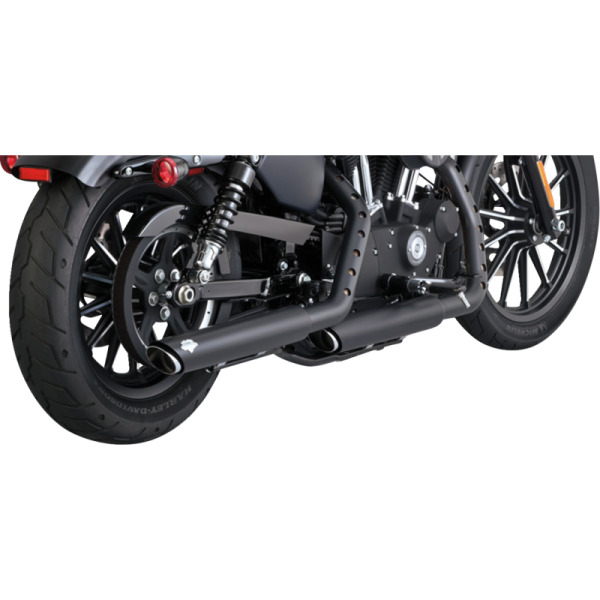 (image for) Vance & Hines PCX Twin Slash Slip-On Muffler Black