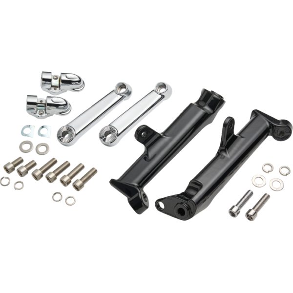 (image for) CIRO LLC Chrome Frame-Mounted Highway Peg Mounts