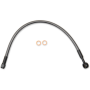 (image for) Black Pearl Upper Brake Line, 24", 10mm/180° Banjo