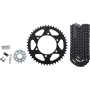 (image for) Vortex HFRA Aluminum Chain Kit (Black) for Yamaha FZ10 17