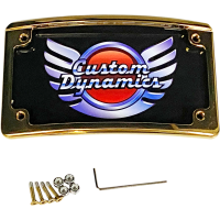 (image for) Radius LED License Plate Frame, Gold