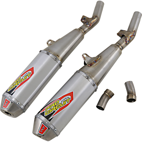 (image for) Pro Circuit T-6 Dual Slip-On Silencers - Honda CRF250R/RX 20