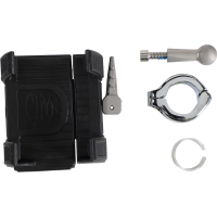 (image for) Smartphone Holder without Charger - Chrome Handlebar Mount (7/8"-1")