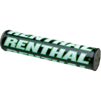 (image for) Renthal Team Issue SX Crossbar Pad 10" - Black/white/green