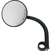 (image for) Round Utility Mirror, Black for 7/8" bars