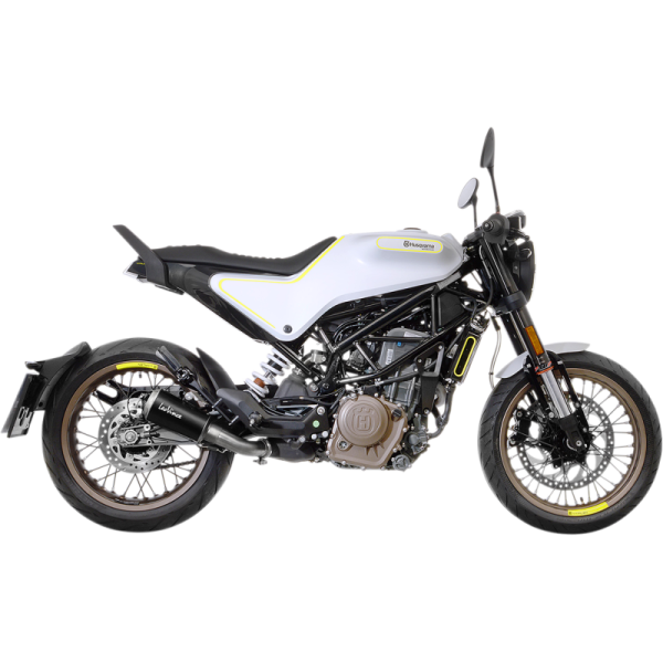 (image for) LEOVINCE LV-10 Black stainless steel Slip-On for HUSQVARNA Svartpilen/Vitpilen 401 18-19