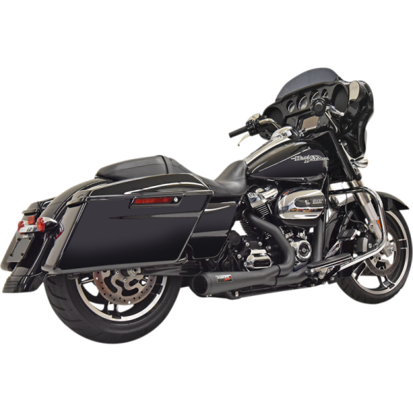 (image for) BASSANI XHAUST Short Road Rage 2-into-1 Exhaust System Black