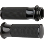 (image for) Fusion Smooth Grips - Black Anodized - 24 FLHTK/FLTRK/FLHRXS