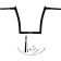 (image for) EZ Install 1 1/4" Pointed Top Handlebar Gloss Black 14" Rise