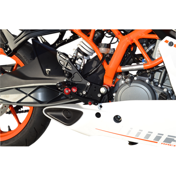 (image for) HOT BODIES MGP Rear Lever Set for KTM RC 390/Duke 390 - Black