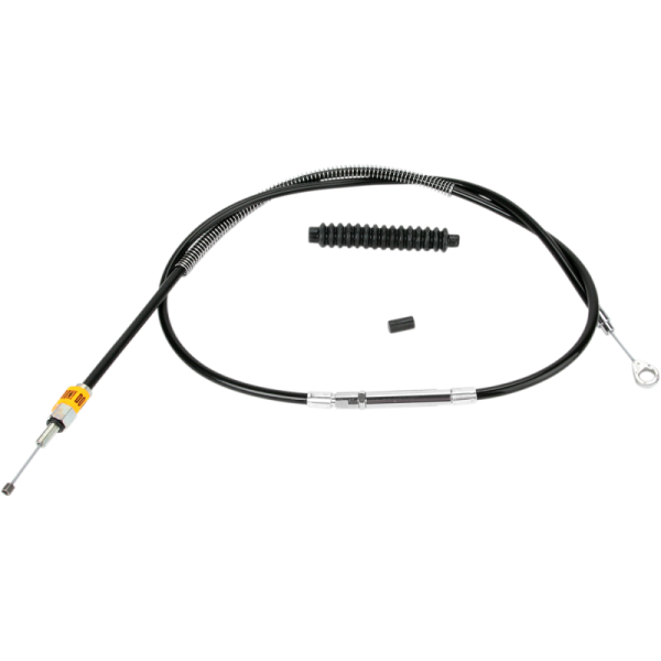 (image for) Barnett High-Efficiency Black Vinyl Clutch Cable for Softail/Dyna (63.75" +6"/Std)