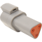 (image for) Gray 3-Pin Receptacle