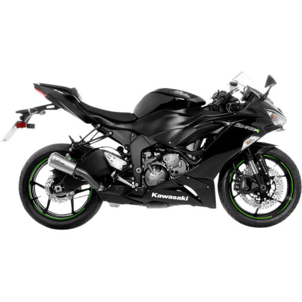 (image for) LEOVINCE LV-10 Stainless steel Slip-On for KAWASAKI ZX-6R Ninja 09-21