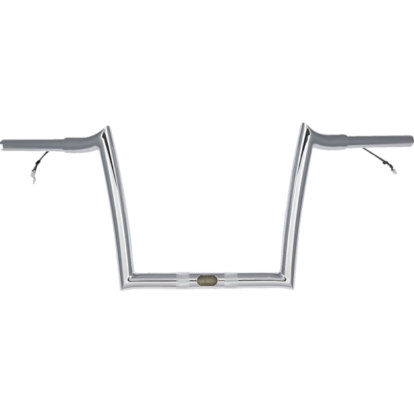 (image for) PAUL YAFFE BAGGER NATION 1 1/4" Pre-Wired Monkey Drag Bars - Chrome 10"