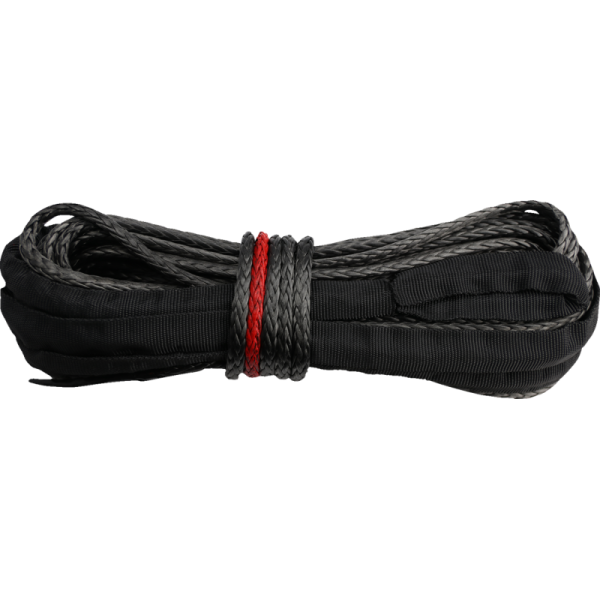 (image for) KFI PRODUCTS KFI Smoke Synthetic Winch Rope - 3/16" x 50'