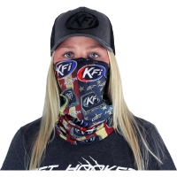 (image for) KFI Face Mask - Color flag with logos