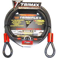(image for) Max Security Dual-Loop Cable, 12' L x 12 mm dia.