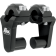 (image for) Pivoting Handlebar Riser for 7/8" Bar Clamps - Black