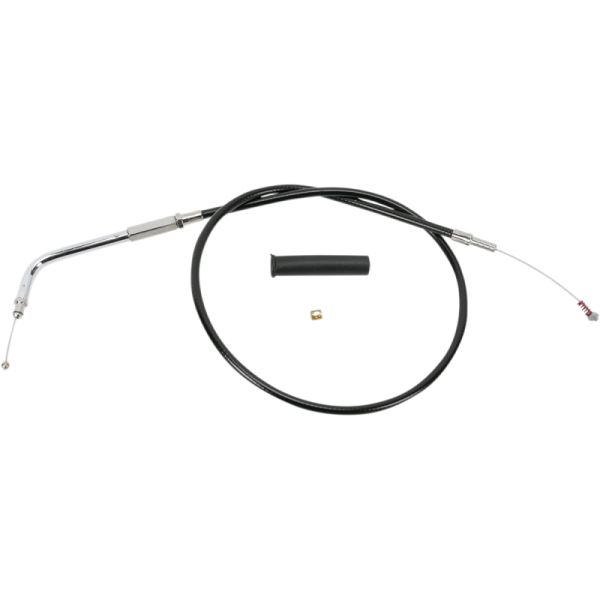 (image for) Drag Specialties Black Vinyl Idle Cable for XL (28.75")