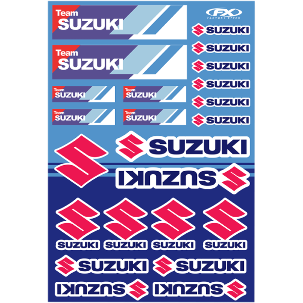 (image for) FACTORY EFFEX Suzuki Racing OEM Sticker Sheet