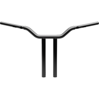 (image for) Gloss Black 1 1/4" One-Piece Kage Fighter T-Bars, 16" End Rise
