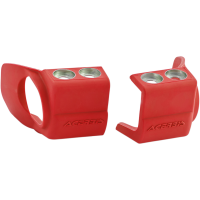 (image for) Acerbis Lower Fork Cover Sets/Shoe Protectors for Inverted Forks - Red (shoe protector)