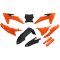(image for) Complete Body Kit - Black/orange/black