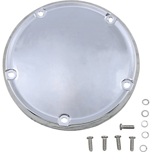 (image for) Drag Specialties Domed Derby Cover, Chrome