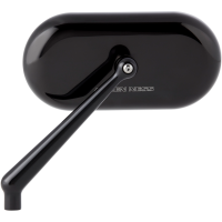 (image for) Forged Oval Mirror Black Anodized Left