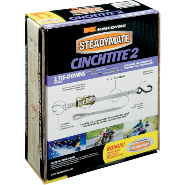 (image for) Steadymate Cinchtite 2 Ratchet Tie-Downs