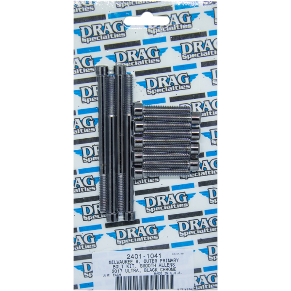 (image for) Drag Specialties Outer primary bolt kit - Smooth