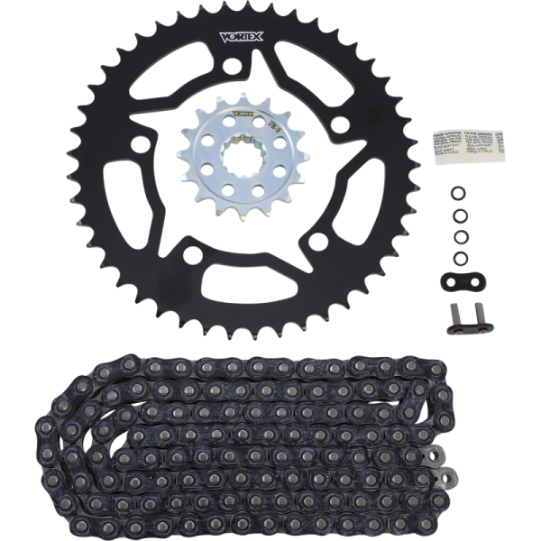 (image for) Vortex GFRS Steel Chain Kit (Black) for BMW S1000RR 20-23