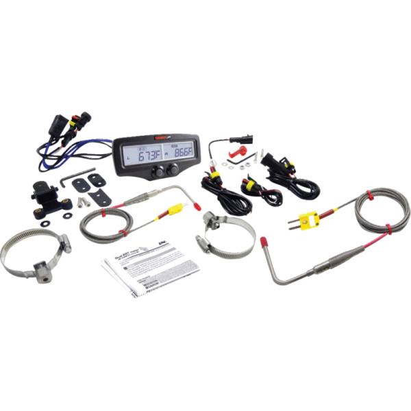 (image for) Koso North America EGT-02R EVO Dual EGT Data Logger with RPM/Water Temp, Fast Response Sensor