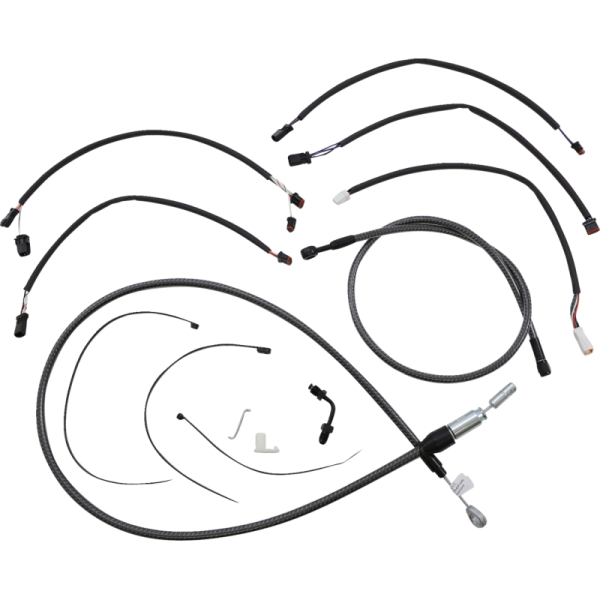 (image for) MAGNUM Karbonfibr Designer DOT Handlebar Installation Kit, 12"-14" Apes