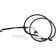(image for) Black Vinyl-Coated Rear Brake Line Kit 1741-6347