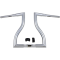 (image for) Thresher Handlebars 16" Chrome